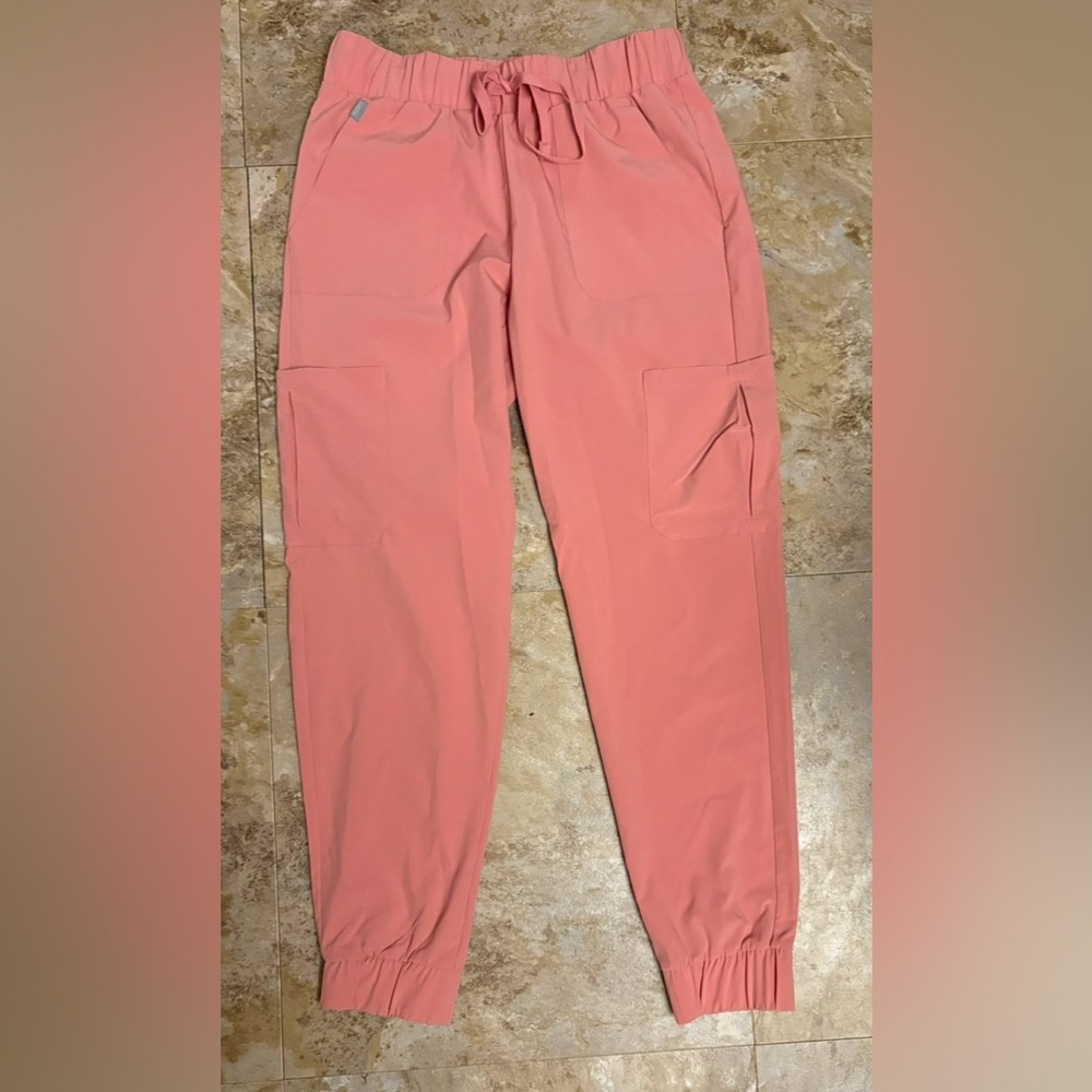 Hanes Comfort Fit Pink Jogger Scrubs